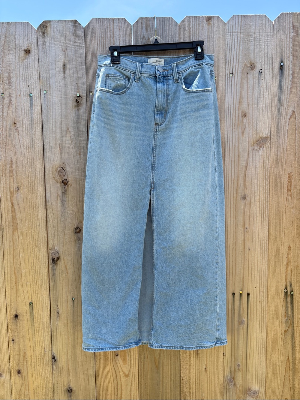 Universal Thread Light Blue Denim Skirt